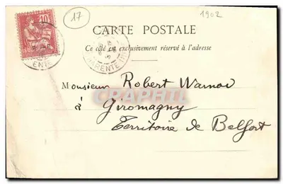 CPA Royan Facade Foncillon — Verso