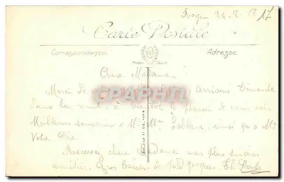 Royan — La llegada del barco de Burdeos — LL — Reverso
