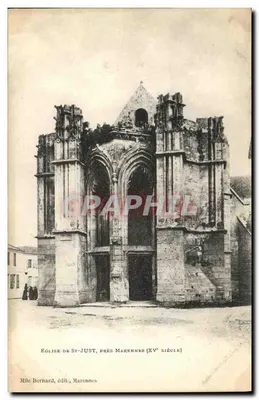 Igreja de St-Just, perto de Marennnes (século XV) — Mlle Bernard, editora, Marennnes
