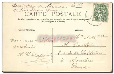 Saint-Palais-le-Bureau — A Igreja — Editor desconhecido, n° 101 — Verso