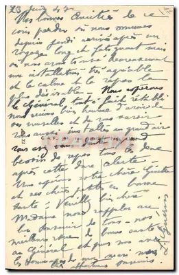 Falaise Chassiron — St-Denis-d'Oléron — Wydawca nieznany, numer serii nie widoczny — Rewers