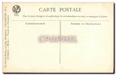 Vallei van de Alagnon — Murat — Les Bourgeois — Achterkant