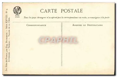 Thiezac — Vale da Cère — Eug. Bourgeois — Verso