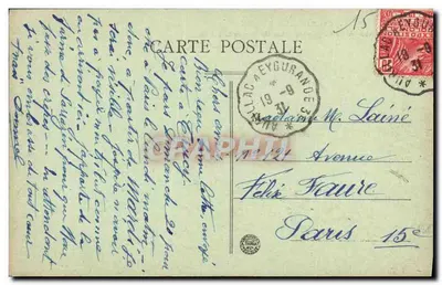 Skały Świętego Tomasza — Okolice Champagnac — Le Cantal Pittoresque, nr 996 — Rewers