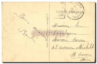 Auvergne — Dolina Cère przy wejściu do Pas-de-Compaing — Trasa do Lioran — Wydawnictwo Aurillat, nr B.197 — Rewers