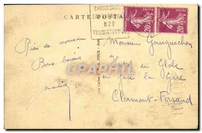Chaudes-Aigues — Vista Geral — Le Cantal Illustre — Verso