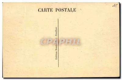 Zamek w Messlinac u Raulhac — piękny krajobraz Cantal — wydawnictwo Bonhorime - Raulhac — Rewers