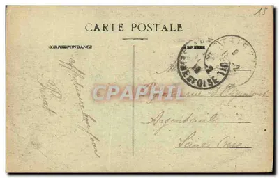 Le Cantal - 48. Thiézac - Alguns Rochos do Caos de Castel Tinet — Editor: Roux de Mignoult, Puy-en-Velay — Verso