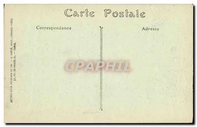 Katedra w Saint-Flour — widok fasady i dzwonnicy — NDH, n°45 — Rewers