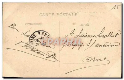 St-FLOUR — Vue générale et Gare — L'Auvergne — Verso