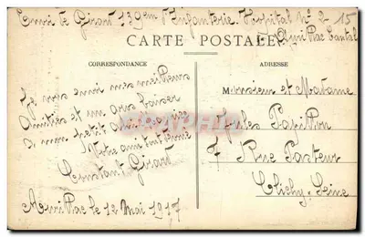 El Paso de la Cera — La Auvernia pintoresca — Pierre Mairoux, edición Aurillac — Reverso