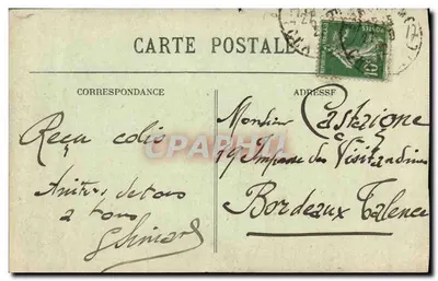 Stare Jonzac — Ogólny widok — Fototypia Marcel Delboy, Bordeaux — Rewers