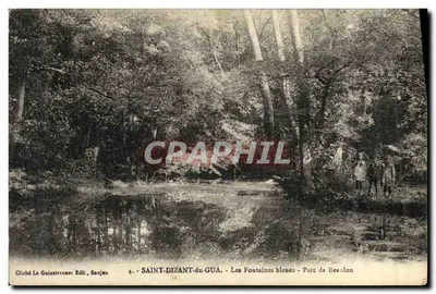 Saint-Dizant-du-Gua - As Fontes Azuis - Parc de Beaulon — Cliché Le Guinastrunec, Edit. Saujen, n°4