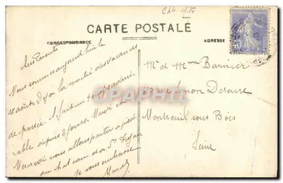Ile-d'Aix - Falésia do Liédot — L.C. n°16 — Verso