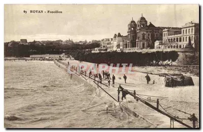 Royan - Foncillon — vue du quai et du port — éditeur C. Alazard, Nîmes