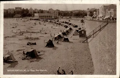 Royan-Pontailiac — La Plage, Vue Générale — Tito