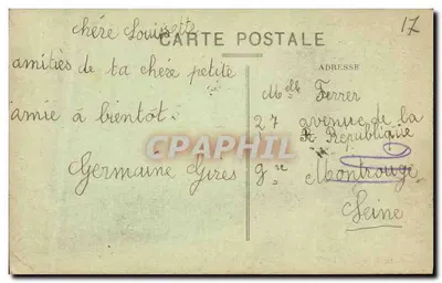 Royan (Côte d'Argent) (Kasteel d'Infre) — La Grande Conche en het Boule — Dufourdo-Berry — Achterkant