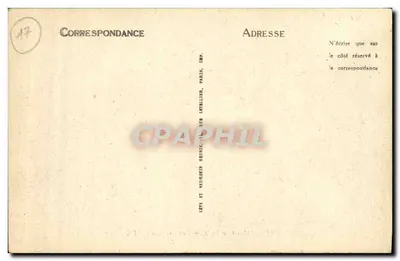 La Rochelle — Hotel de Ville — Les Arcades — LL — Verso