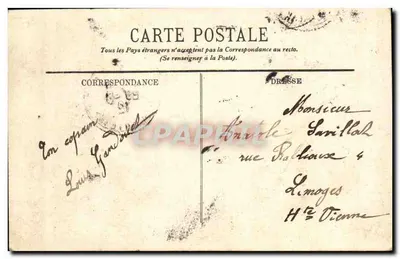 La Rochelle — Statua Admirała Duperré i Cours Richard — LL, n°10 — Rewers