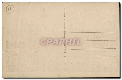 Saintes — Vista geral para St-Eutrope — CH. DOS ARTS PHOTOMECHANIQUES, PARIS, n°157 — Verso