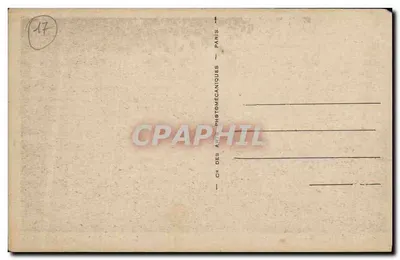 Saintes — Sąd i Ogród — Cité des Arts Photomécaniques, Paryż — Rewers