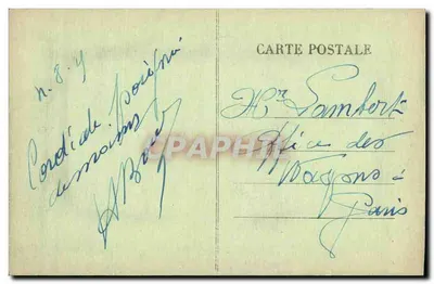 Châtelailly — Plaża, strona południowa — nr 29 — Rewers