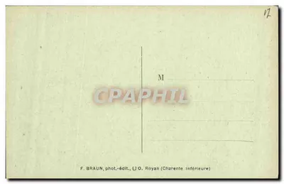 St-Georges-de-Didonne — Widok ogólny — F. Braun, fot.-wyd., Royan — Rewers