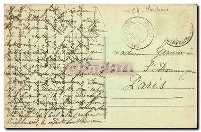 Fouras — Studium fali — Wydawca nieznany, nr 1040 — Rewers