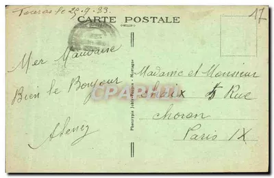 Fouras (Charente-Inf.) — Porte Norte — Les 2 Chênes — Fototipia Jebr-Boupin - Montanha — Verso