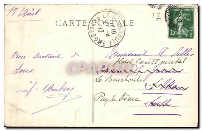 Pont des Pierrières — Royan - Saint-Palais — Éditeur Ureaux — Verso