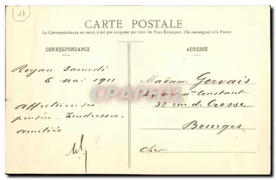 Bureau-Si-Palais — Le Pont du Diable — wydawca BR-846 — Rewers