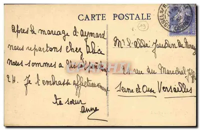 Ussel — A Igreja — La Corrèze Illustrée — Verso