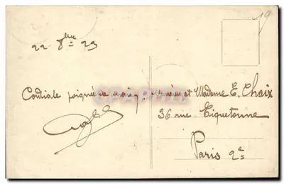 Argentat — Le Port — Edição Lybouliet — Verso