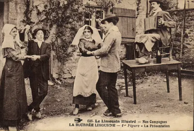 A Bourrée Limousina — 1ª Figura — A Apresentação — O Limousin Ilustrado — N° 626