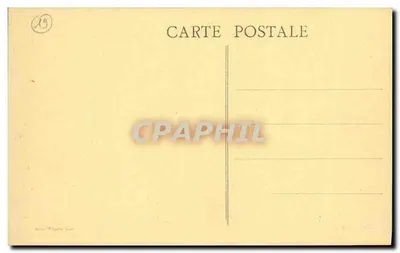 BORT-les-ORGUES (Corrèze) — O Castelo de Pierrefitte, última residência dos Senhores de Bort — Fot. Benaïch-Hacou — Verso