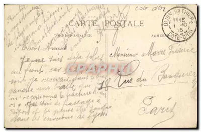 Dijon — Katedra św. Michała i Giełda Handlowa — R. D. C. n°30 — Rewers