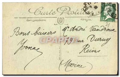 Dijon — O Monumento Carnot (Detalhe) — LL, n°60 — Verso
