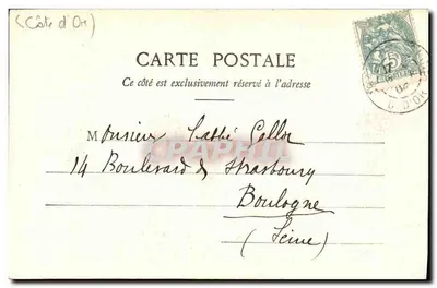 Chatillon-sur-Seine — Iglesia de San Vorles — H. Bognéna, editor Chatillon-sur-Seine, n.º 12 — Reverso
