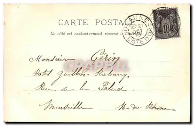 Beaune - Ogólny widok — G. Loireau, księgarz w Beaune — Rewers