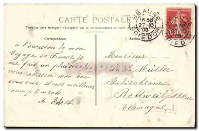 Beaune — Cour d'honneur do Hôtel-Dieu (443) — A. Gretin-Pellion, Editor, Beaune — Verso