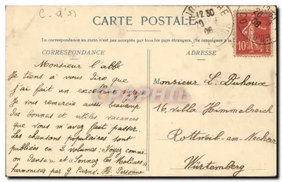 Dijon — Stare mieszkanie Ambasadorów, ulica Forges — Bouillon — Rewers