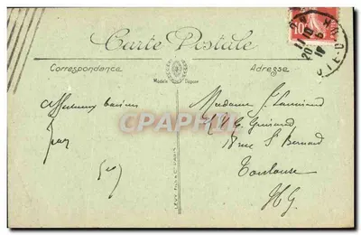 Dijon — Katedra św. Bénigne, Absydę — Republika Francuska — Rewers
