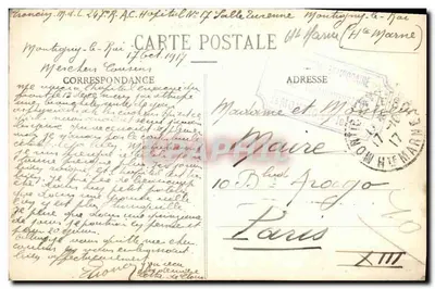 Montigny-le-Roi — Colônia Escolar para Crianças do Ensino de Paris — Livraria Thévanio, Montigny-le-Roi — Verso