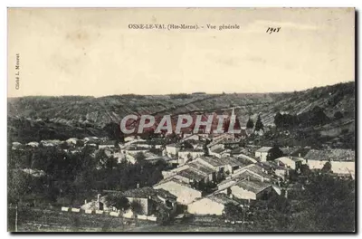 Carta fronte retro Osne Le Val Vista Generale Fonderies d'arte Vista generale — Verso