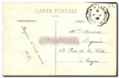 Châteauvillain (Hte-Marne) — Igreja Nossa Senhora — editor Jacquesmin Charles — Verso