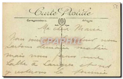 Bourbonne-les-Bains — Estabelecimento Termal e Lanchonete — L.I. — Verso