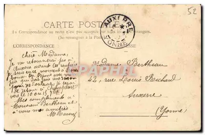 Bourbonne-les-Bains - Vista del Parco — Grosjean Barret, editore — Verso
