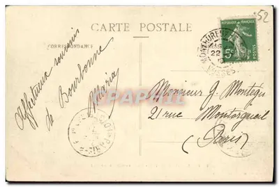 Bourbonne-les-Bains — Algemene Uitzicht Zuidhelling — Munier-Arnould, Magasins Réunis — Achterkant