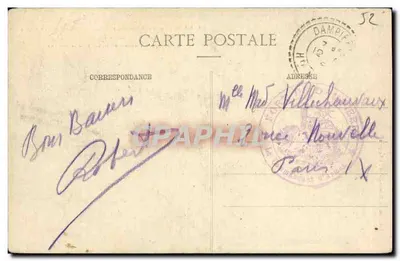 Langres - Duży Seminarium Przekształcone w Kwaterę - 1914 — Rewers