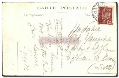 SAINT-MARS-sur-la-FUTAIE (Mayenne) — Wnętrze kościoła — Rewers